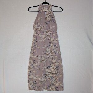 Sienna Sky Y2K Maxi Dress with Keyhole Neckline Size S